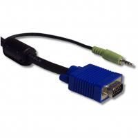 LINEAIRE XPCHD168E Câble VGA mâle / mâle + sortie audio 3m00