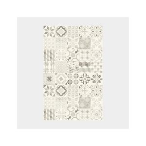 TAPIS Tapis vinyle 100 x 160 cm - Carreaux de ciment noi