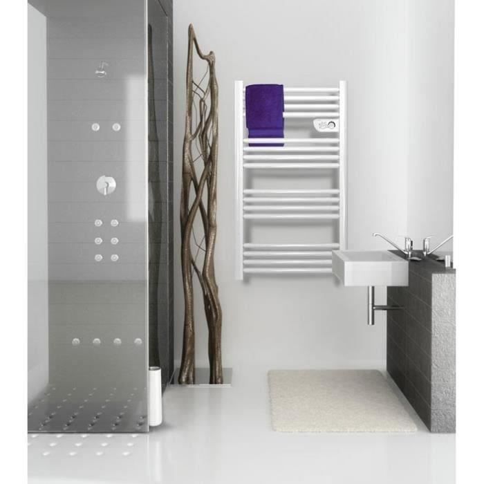 CARRERA Jupiter 500 watts Radiateur Sèche-serviettes électrique à inertie sèche - barres rondes