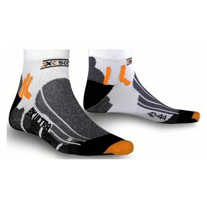 X-SOCKS Chaussettes de biking Ulralight - Blanc / Noir