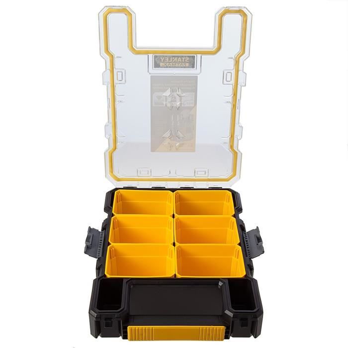 STANLEY Organiseur étanche 8 compartiments
