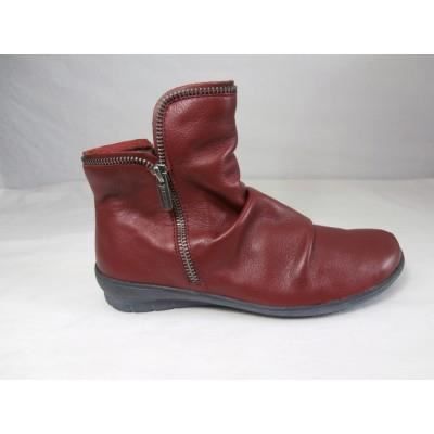 BOTTINE boots bottines karston billon rouge