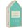 Boite à clés - Bois - 15 x 8 cm - Beige et vert