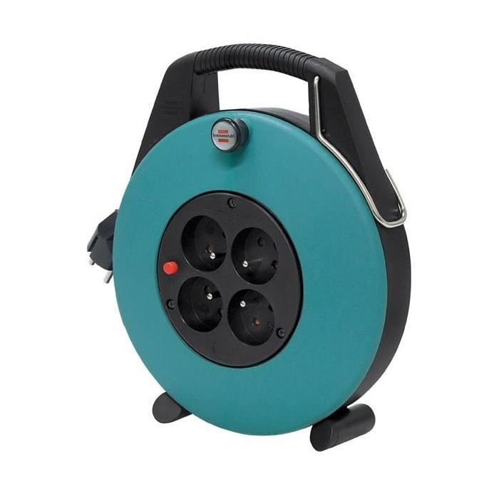 BRENNENSTUHL Enrouleur ménager 10 m Confort-Line CL-X vert H05VV-F 3G1.0