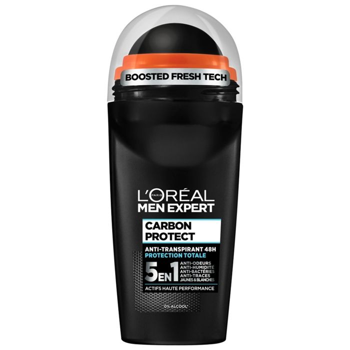 MEN EXPERT - Déodorant Bille Carbon Protect 5 en 1 Ice Fresh - 50 ml