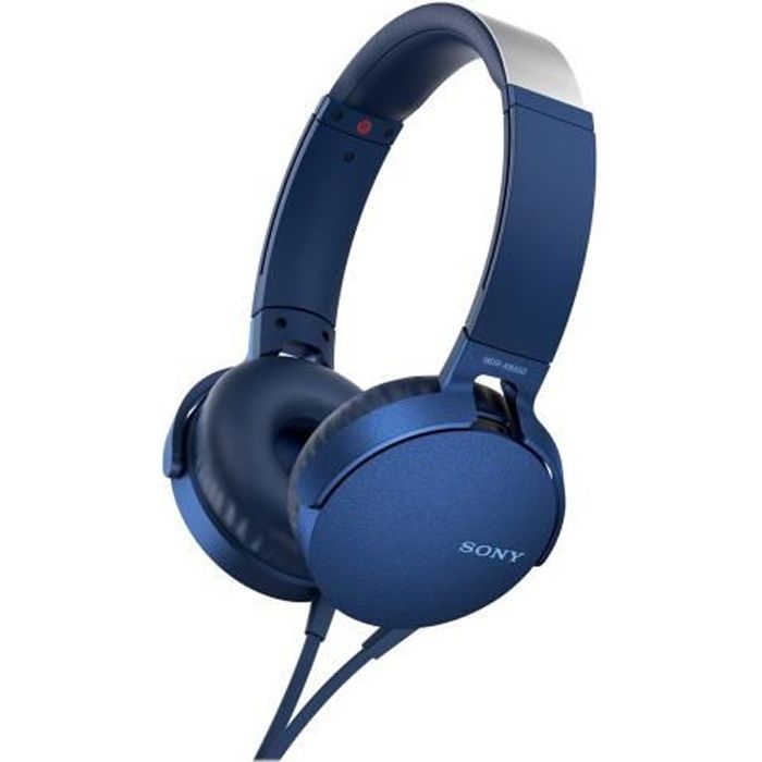SONY - Casque EXTRA BASS™ XB550AP - Bleu