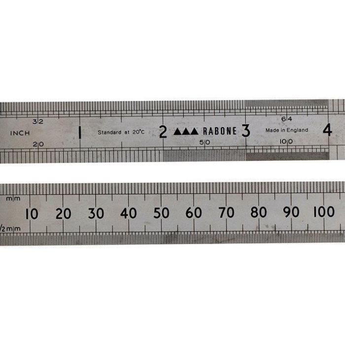 STANLEY Règlette en acier inoxidable 64R 300mm