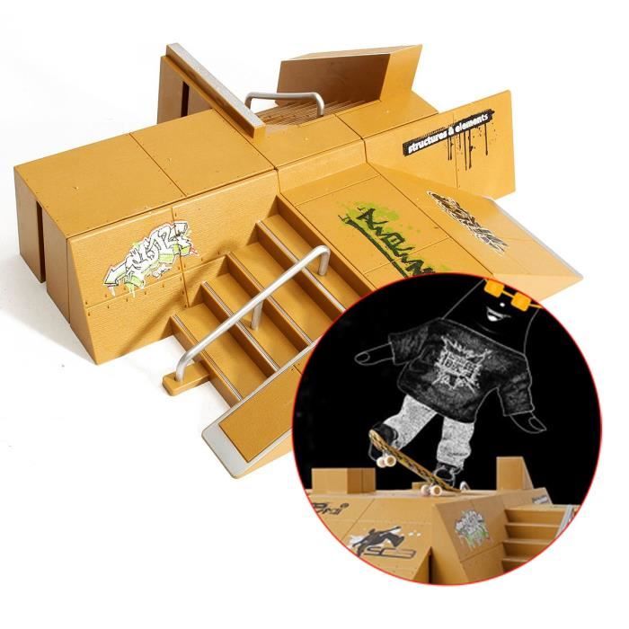 Skate Parc Rampe Finger Skateboard Planches à roulettes Vélo Doigt