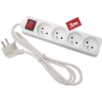 MULTIPRISE BLOC MULTIPRISES 4 PRISES AVEC INTERRUPTEUR MULTIPRISE BLOC MULTIPRISES 4 PRISES AVEC INTERRUPTEUR