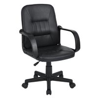 CHAISE DE BUREAU Fauteuil de bureau Noir avec Dossier Ergonomique e CHAISE DE BUREAU Fauteuil de bureau Noir avec Dossier Ergonomique e