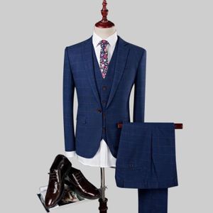 Costume Homme Luxe Smoking 3 Pièces Mode élégant Distingué