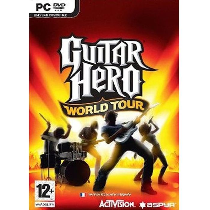 GUITAR HERO WORLD TOUR / JEU PC DVD ROM   Achat / Vente PC GUITAR HERO