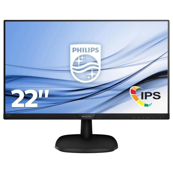 PHILIPS Écran LED V-line 223V7QHSB - 22\