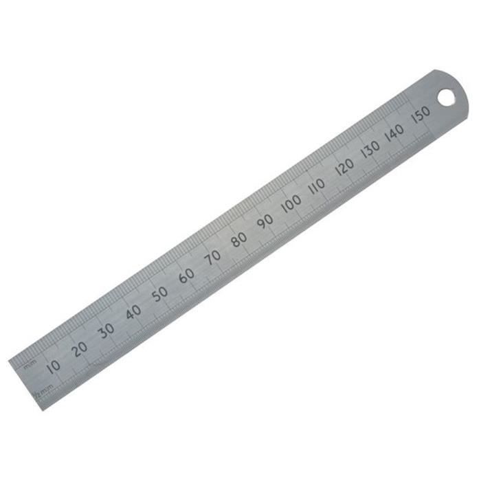 STANLEY Règlette en acier inoxidable 64R 150mm