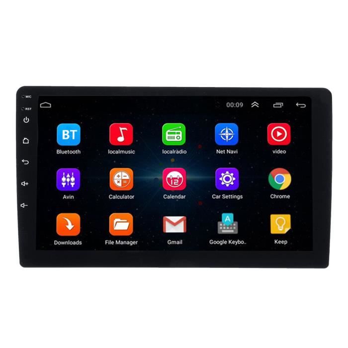  9" 2 DIN 2+32G Android 8.0 WIFI GPS Navigation1