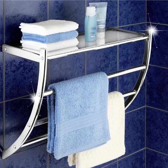 Porte-serviettes Pescara - Acier chromé - Achat / Vente porte ... Porte-serviettes Pescara - Acier chromé - Achat / Vente porte ...