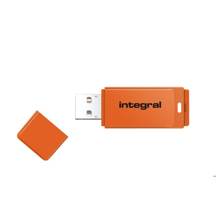 Integral clé USB Neon 64Go Orange