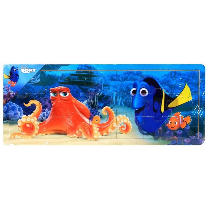 LE MONDE DE DORY Puzzle en bois - Lot de 21 Pièces personnages - Mixte - A partir de 18 mois