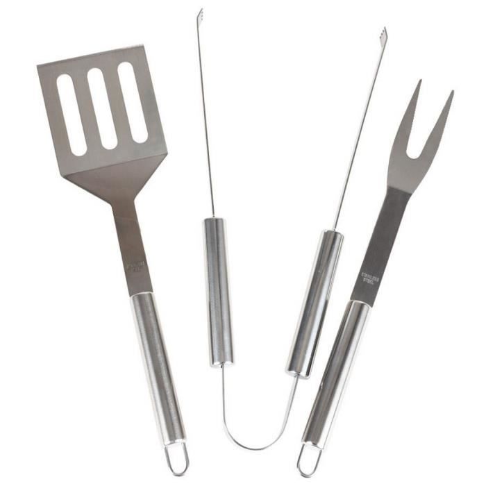 Ustensile de cuisine Fourchette à Viande 2 Dents Grillades en Inox 35 cm NEUF