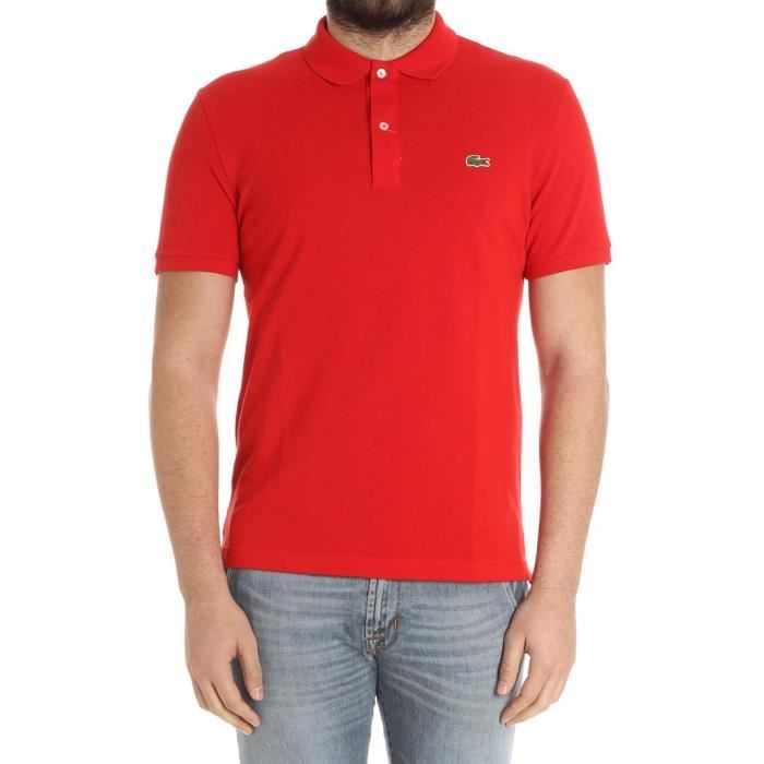 Homme Polo Rouge Ph4012240 Lacoste Coton TlF1cJK3