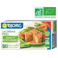 CÉRÉALES - MÉLANGES BJORG Palets Soja et Petits légumes Bio 200g CÉRÉALES - MÉLANGES BJORG Palets Soja et Petits légumes Bio 200g