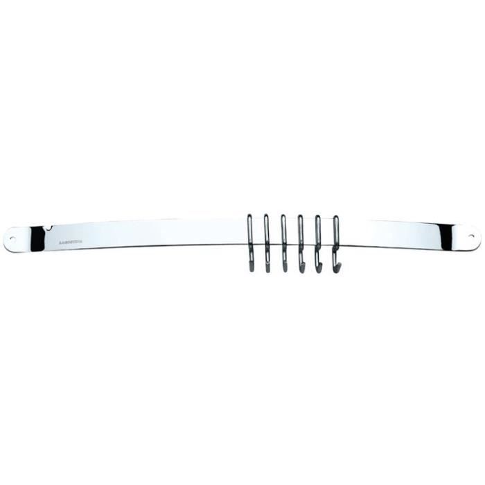 Tringle suspension cuisine L : 44 cm- inox