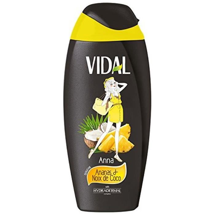 VIDAL Douche Ananas/Noix de Coco d'Anna 250 ml