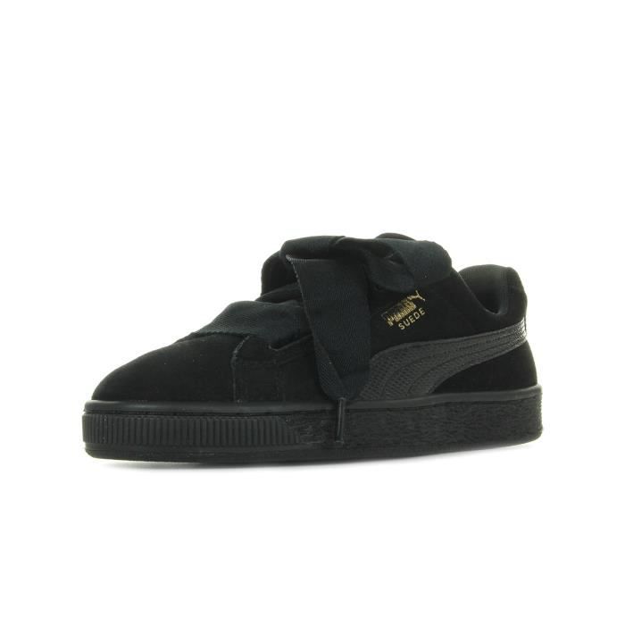 suede heart snk - baskets en cuir - rose / puma suede heart snk - baskets en cuir - rose / puma