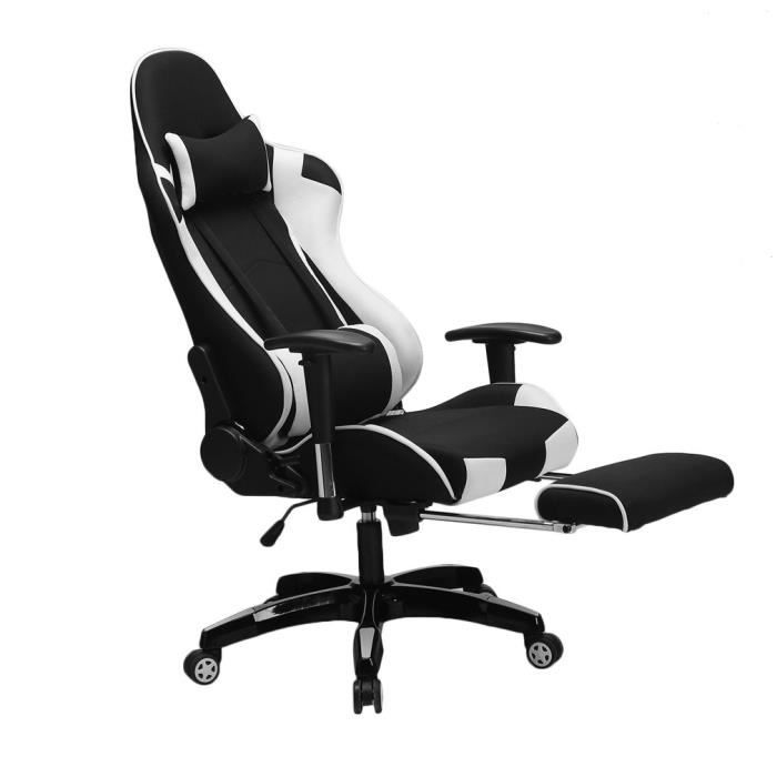Pied Rotation Avec Gaming Bureau Repose Fauteuil Gamer De FTlKJ1c3