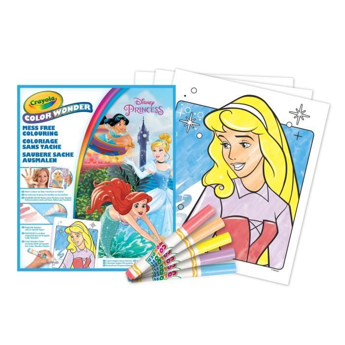 Crayola - Color Wonder - Kit De Coloriage - Disney Princesses