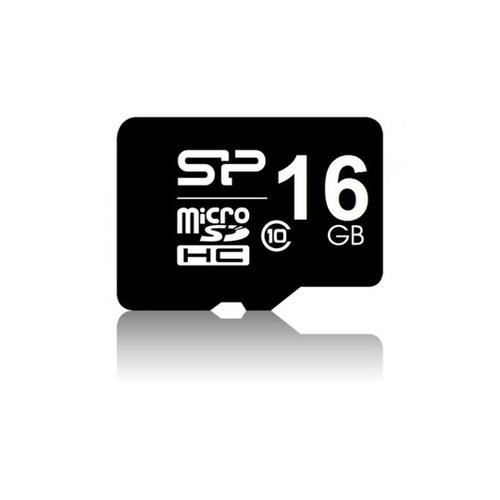 SILICON POWER Carte mémoire microSD SDHC Class 10 - 16 Go