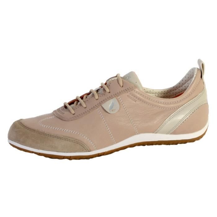 GEOX Baskets Taupe Pâle Femme