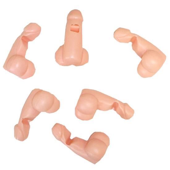 KIT DE DECORATION 6 Sifflets Zizi Accessoire Humoristique Enterremen