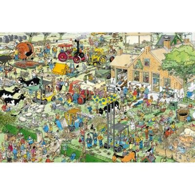 Puzzle 3000 pièces   Jan Van Haasteren  La ferme   Achat / Vente