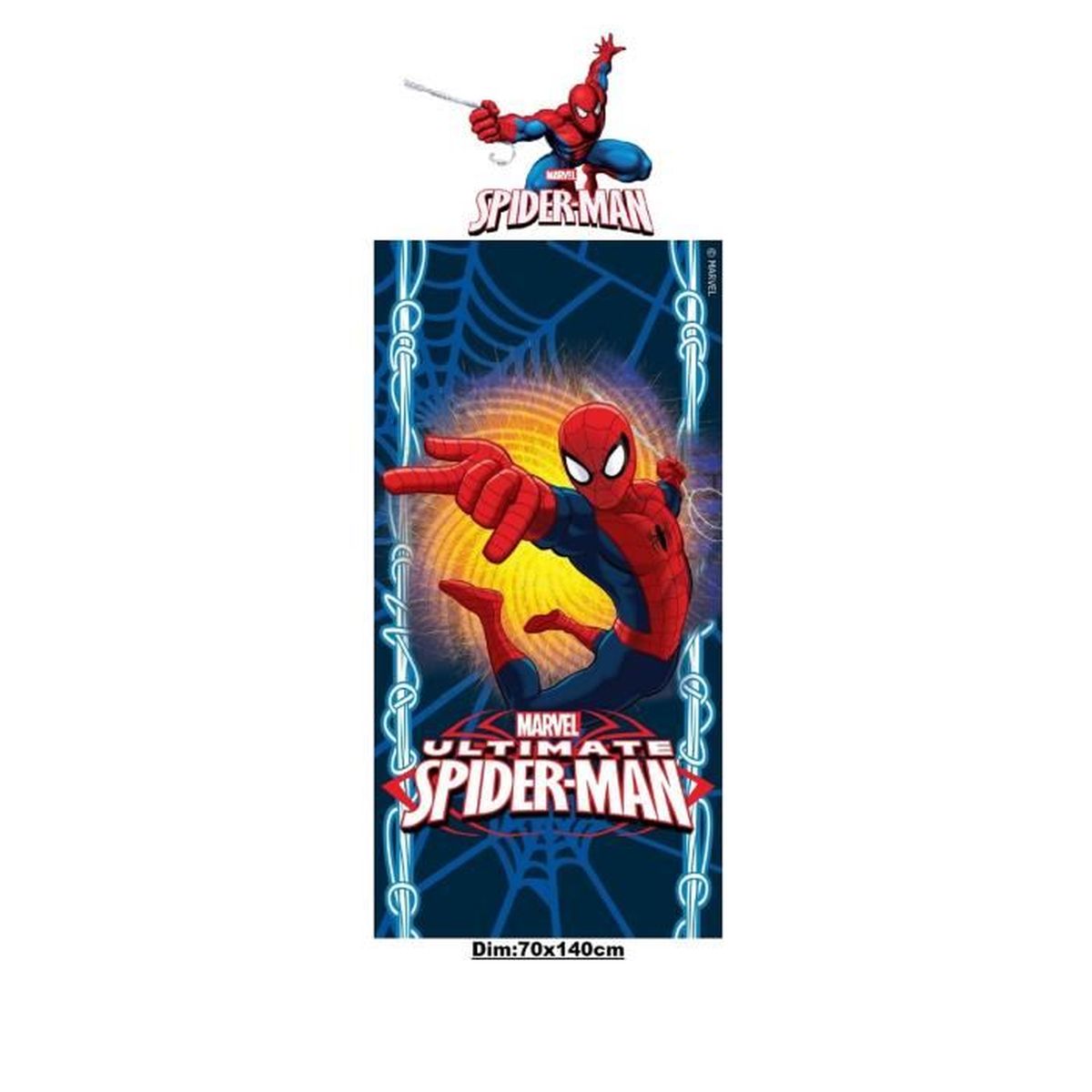 Spiderman Serviette De Plage Ou De Bain