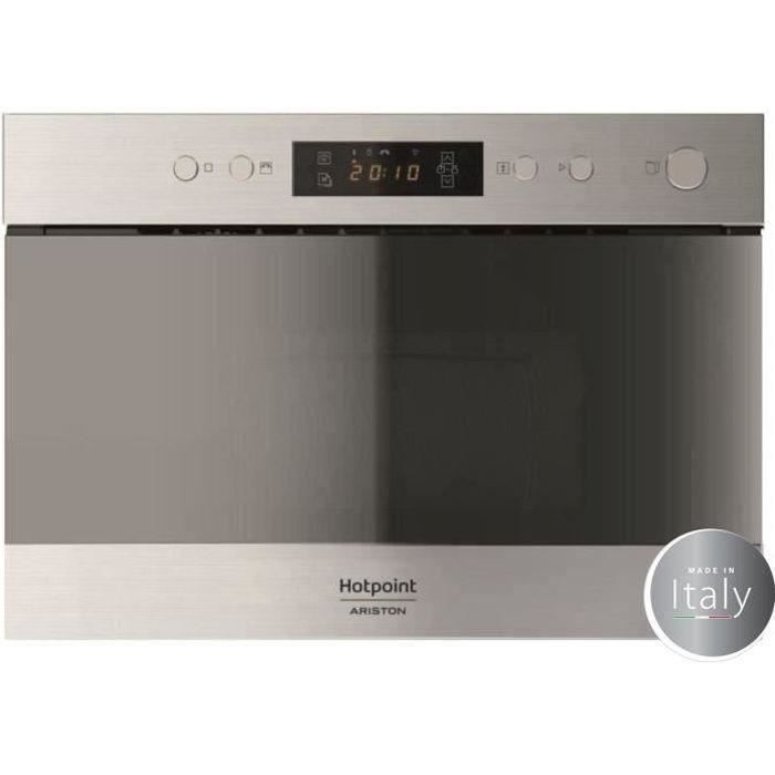 HOTPOINT MN212IXHA - Micro ondes encastrable inox - 22L - 750 W