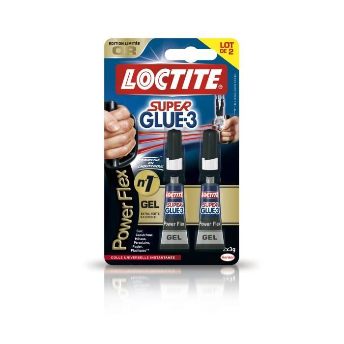 Super glue 3 Loctite - Power flex 2 x 3 g