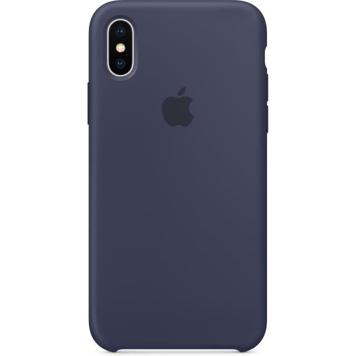 coque silicone iphone xs max bleu