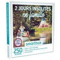 COFFRET SÉJOUR Coffret Cadeau - 2 jours insolites en famille - Sm COFFRET SÉJOUR Coffret Cadeau - 2 jours insolites en famille - Sm