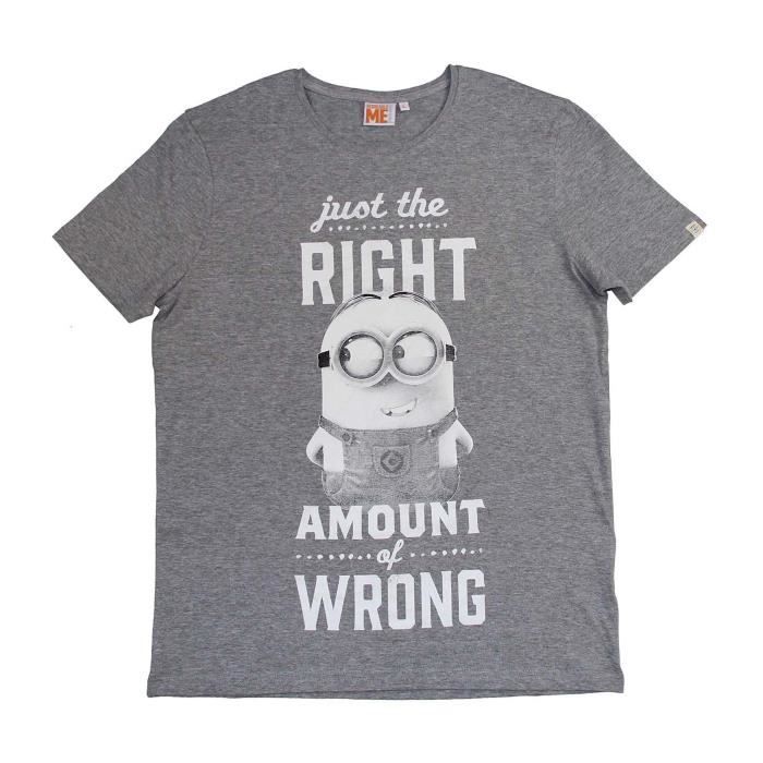 LES MINIONS T-shirt Homme - Gris