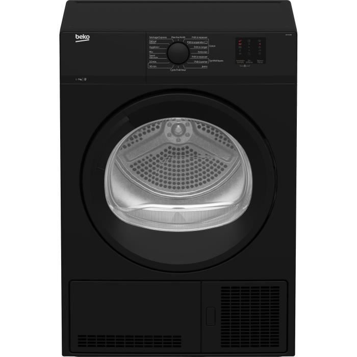 BEKO - DCY724B - Sèche-linge - Condensation - 7kgs - B - Noir