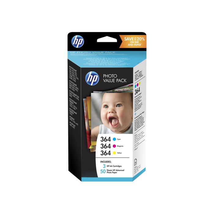 HP Papier photo 364 - 50 feuilles - 10 x 15 cm