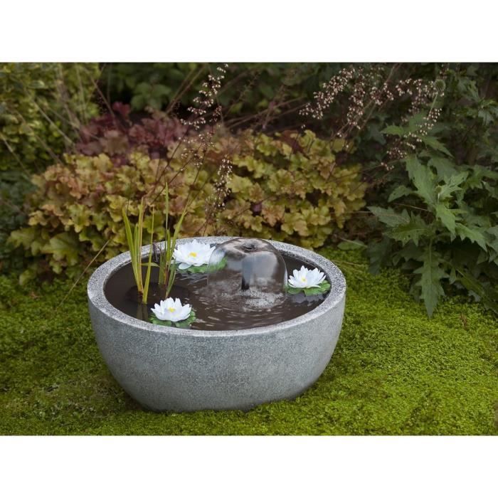 UBBINK Bassin de terrasse rond 30L - 30x55cm - Gris