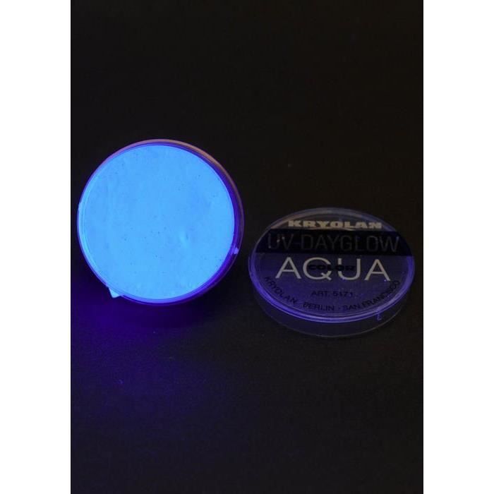 Lueur Uv Maquillage Neon Bleu Visage Peinture Achat Vente