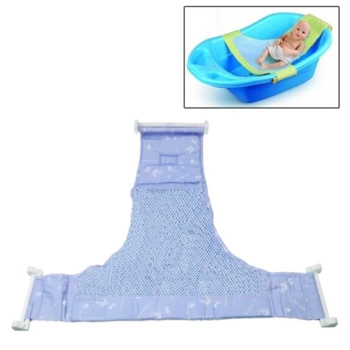 Accessoires pour bébé Coussin Baby Safe Baignoire Lit Siège de bain T Bleu