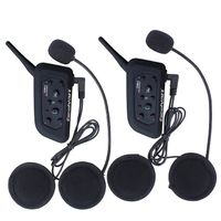 INTERCOM MOTO Lot de 2 Intercom Moto Bluetooth Excelvan V6 Oreil INTERCOM MOTO Lot de 2 Intercom Moto Bluetooth Excelvan V6 Oreil