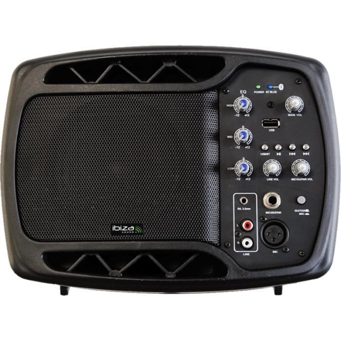 IBIZA MS5-150 Enceinte monitor amplifiée 5\