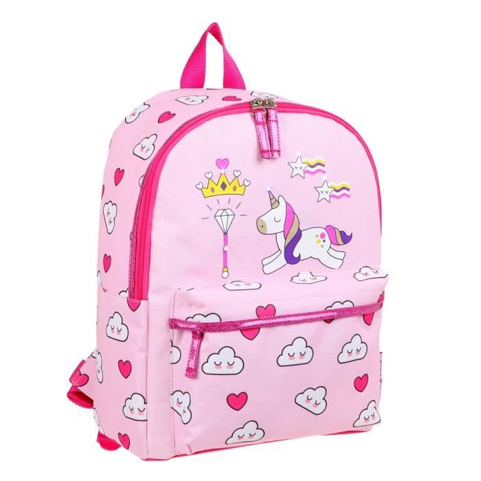 KID'ABORD ICU Sac à Dos - 1 Compartiment - 23 cm Rose - Maternelle - Enfant Fille