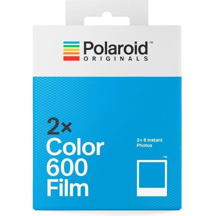 POLAROID ORIGINALS 4841 Double Pack Film couleur pour Appareil Polaroid 600 - Cadre blanc classique