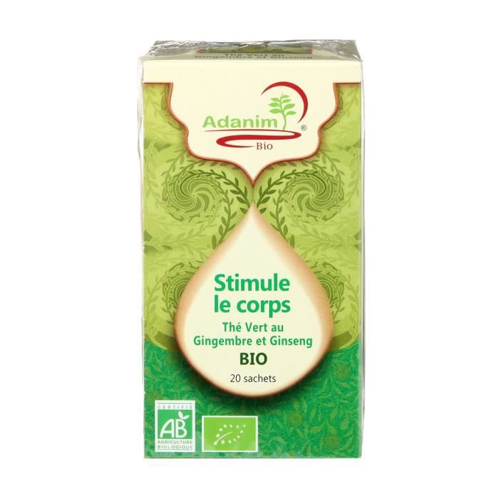 MOULIN DES MOINES Thé vert au gingembre bio - 30 g